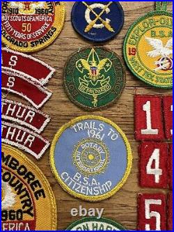 SHIPS FREE! 1960s Boy Scouts BSA Patches Pins Whistle Jubilee Camporee