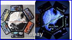 SOLD OUT Online! 2024 BSA Boy Scouts Solar Eclipse Patches Set GLOW IN THE DARK