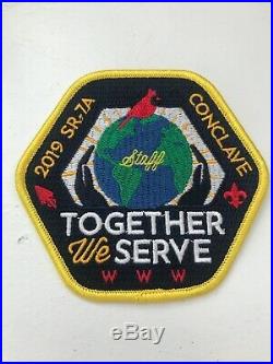 SR-7A 2019 Conclave Order of the Arrow Staff Patch RARE