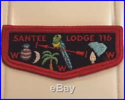 Santee Lodge 116 Flap S3 Spread Brotherhood 1975-1978 Issue Patch