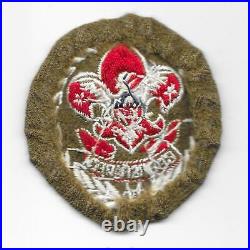 Scout Executive 1920-1938 Position Patch on Serge / Wool Boy Scout of America