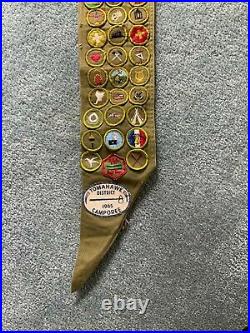 Scout Merit Badge Sash 29 Type F MBs Rob4 Eagle Medal 2 Palms Patches