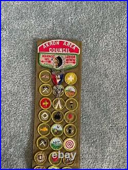 Scout Merit Badge Sash 34 Type F MBs Rob4 Eagle Medal withPalm Many Patches