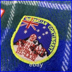 Scout badge collection vintage rug Australia 22 patches