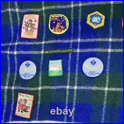 Scout badge collection vintage rug Australia 22 patches