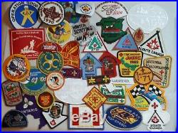 Scouts Canada Mixed Lot Of 250 Badges Patches Events Apple Day District Area