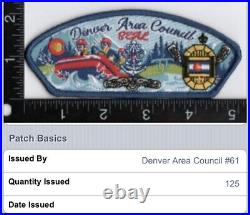 Sea Scout CSP Denver Area Council Boy Scout Patch Set Badge SEAL 25 BMY Made
