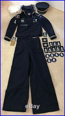 Sea Scout Sea Explorers Wool Boy Scout Uniform Metals, Patches, Antique Vintage