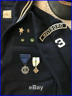 Sea Scout Sea Explorers Wool Boy Scout Uniform Metals, Patches, Antique Vintage