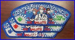 Set of 3 Virus-related FOS patches for Central Georgia Council-2020