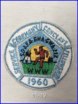 So-Aka-Gha-Gwa OA Lodge 212 X6 1960 full set attached Flap BSA Patch