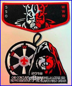 Star Wars Oa Menawngihella 550 Mountaineer Wv 2018 C4b Conclave 2-patch 50 Made