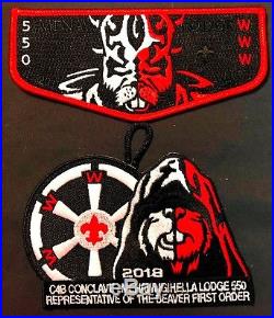Star Wars Oa Menawngihella 550 Mountaineer Wv 2018 C4b Conclave 2-patch 50 Made