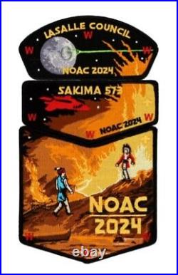 Star Wars Oa Sakima 573 Bsa Lasalle 2024 Noac 3-patch Death Star Mustafar 1 Per