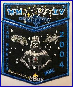 Star Wars Oa Tah Heetch Lodge 195 Bsa Noac 2004 Darth Vader 2-patch Contingent