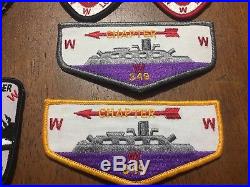 Super RARE Boy Scout OA Patches 349 Blue Heron X1 H-9216S & Vigil Flap + Others