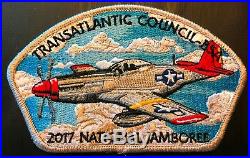 TRANSATLANTIC OA 482 BLACK EAGLE 2017 JAMBOREE WWII WARPLANES 7-Patch CONTINGENT