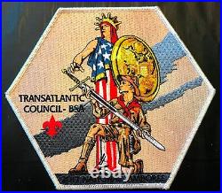 TRANSATLANTIC OA 482 BLACK EAGLE 2017 JAMBOREE WWII WW2 PLANES 7-Patch SMY STAFF