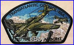 TRANSATLANTIC OA 482 BLACK EAGLE 2017 JAMBOREE WWII WW2 PLANES & TANKS 7-Patch