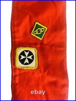 True Vintage BSA Boy Scout 1980 Sweater Patches Sash Button up Canada