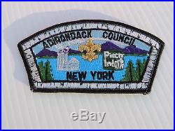 Ultra Rare Adirondack Council Strip 1980 Olympics Lake Placid Ny Boy Scout Patch