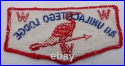 Unilachtego Lodge 411 NJ Order of the Arrow O A Boy Scout BSA Flap Patch