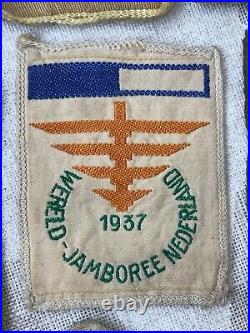 Used Original 1937 5th World Scout Jamboree Participant Pocket Patch LOT