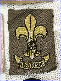 Used Original 1937 5th World Scout Jamboree Participant Pocket Patch LOT