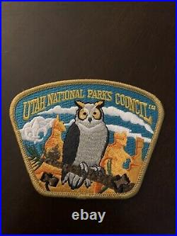 Utah National Parks Council Wood Badge Critter Jacket Patch 9 Patch Set New