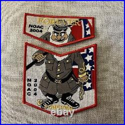 VERY RARE 2004 NOAC CSA Boy Scout Forever 2 Piece Patch In Mint Condition