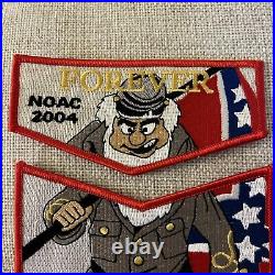 VERY RARE 2004 NOAC CSA Boy Scout Forever 2 Piece Patch In Mint Condition