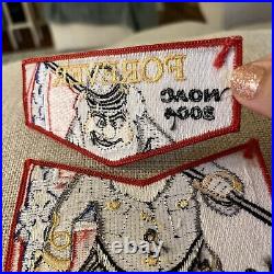 VERY RARE 2004 NOAC CSA Boy Scout Forever 2 Piece Patch In Mint Condition