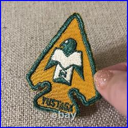 VERY RARE Vintage BSA Boy Scouts Order Of The Arrow OA Yustaga Lodge Arrow Patch