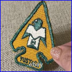 VERY RARE Vintage BSA Boy Scouts Order Of The Arrow OA Yustaga Lodge Arrow Patch