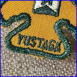 VERY RARE Vintage BSA Boy Scouts Order Of The Arrow OA Yustaga Lodge Arrow Patch