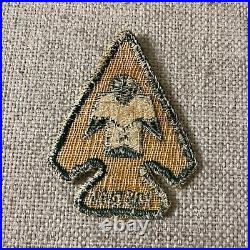 VERY RARE Vintage BSA Boy Scouts Order Of The Arrow OA Yustaga Lodge Arrow Patch