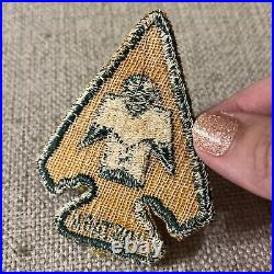 VERY RARE Vintage BSA Boy Scouts Order Of The Arrow OA Yustaga Lodge Arrow Patch