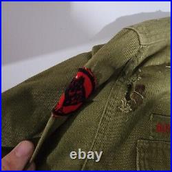 VINTAGE 1940s 40s Boy Scout Uniform BSA Patch Selvedge Asheville Nc