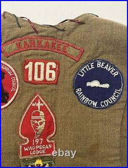 VINTAGE 1940s/50s BOY SCOUT JAMBOREE PATCH VEST