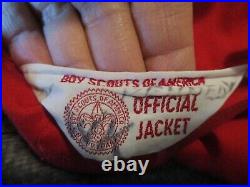 VINTAGE 1970s-80s BOY SCOUT JACKET with39 PATCHES TALON ZIPPER- Sz 16 (MENS SMALL) VINTAGE 1970s-80s BOY SCOUT JACKET with39 PATCHES TALON ZIPPER- Sz 16 (MENS SMALL)