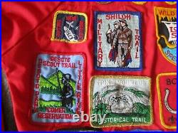 VINTAGE 1970s-80s BOY SCOUT JACKET with39 PATCHES TALON ZIPPER- Sz 16 (MENS SMALL) VINTAGE 1970s-80s BOY SCOUT JACKET with39 PATCHES TALON ZIPPER- Sz 16 (MENS SMALL)