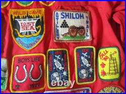 VINTAGE 1970s-80s BOY SCOUT JACKET with39 PATCHES TALON ZIPPER- Sz 16 (MENS SMALL) VINTAGE 1970s-80s BOY SCOUT JACKET with39 PATCHES TALON ZIPPER- Sz 16 (MENS SMALL)