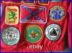 VINTAGE 1970s-80s BOY SCOUT JACKET with39 PATCHES TALON ZIPPER- Sz 16 (MENS SMALL) VINTAGE 1970s-80s BOY SCOUT JACKET with39 PATCHES TALON ZIPPER- Sz 16 (MENS SMALL)
