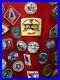 VINTAGE-60s-70s-BOY-SCOUTS-44-OFFICIAL-JACKET-BSA-Red-Wool-50-Miler-Patches-01-lu