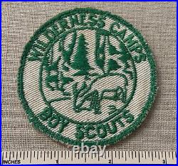 VTG 1940s-50s BOY SCOUTS OF AMERICA Wilderness Camps PATCH Uniform Sash Badge