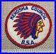 VTG-1950s-KENOSHA-COUNCIL-Boy-Scout-Uniform-Badge-PATCH-Indian-Chief-BSA-CP-Camp-01-fj