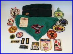 VTG 1960's Boy Scouts Of America Patches, Neckercheif, Uniform Hat Lodge