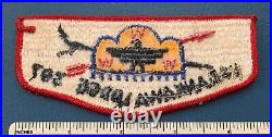 VTG 1960s OA KARANKAWA Lodge 307 Order of the Arrow FLAP PATCH WWW Boy Scout TX