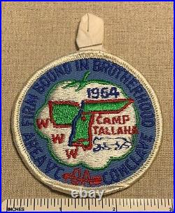 VTG 1964 AREA 5-C Order of the Arrow Conclave PATCH Boy Scout OA Camp Tallaha VC