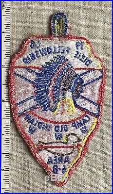 VTG 1968 Area 6B DIXIE FELLOWSHIP OA Conclave PATCH Camp Old Indian Boy Scout